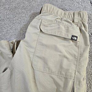 North Face Convertible Pants Mens Large Hiking Cargo Outdoor Zip Off Nylon